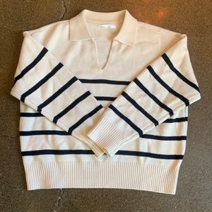 Oak + Fort collared sweater - size XS